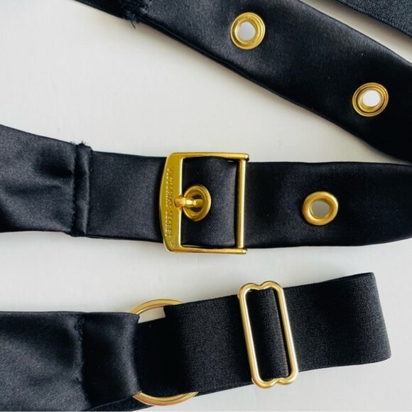 32C XS Victoria’s Secret black harness bra set - Picture 6 of 9